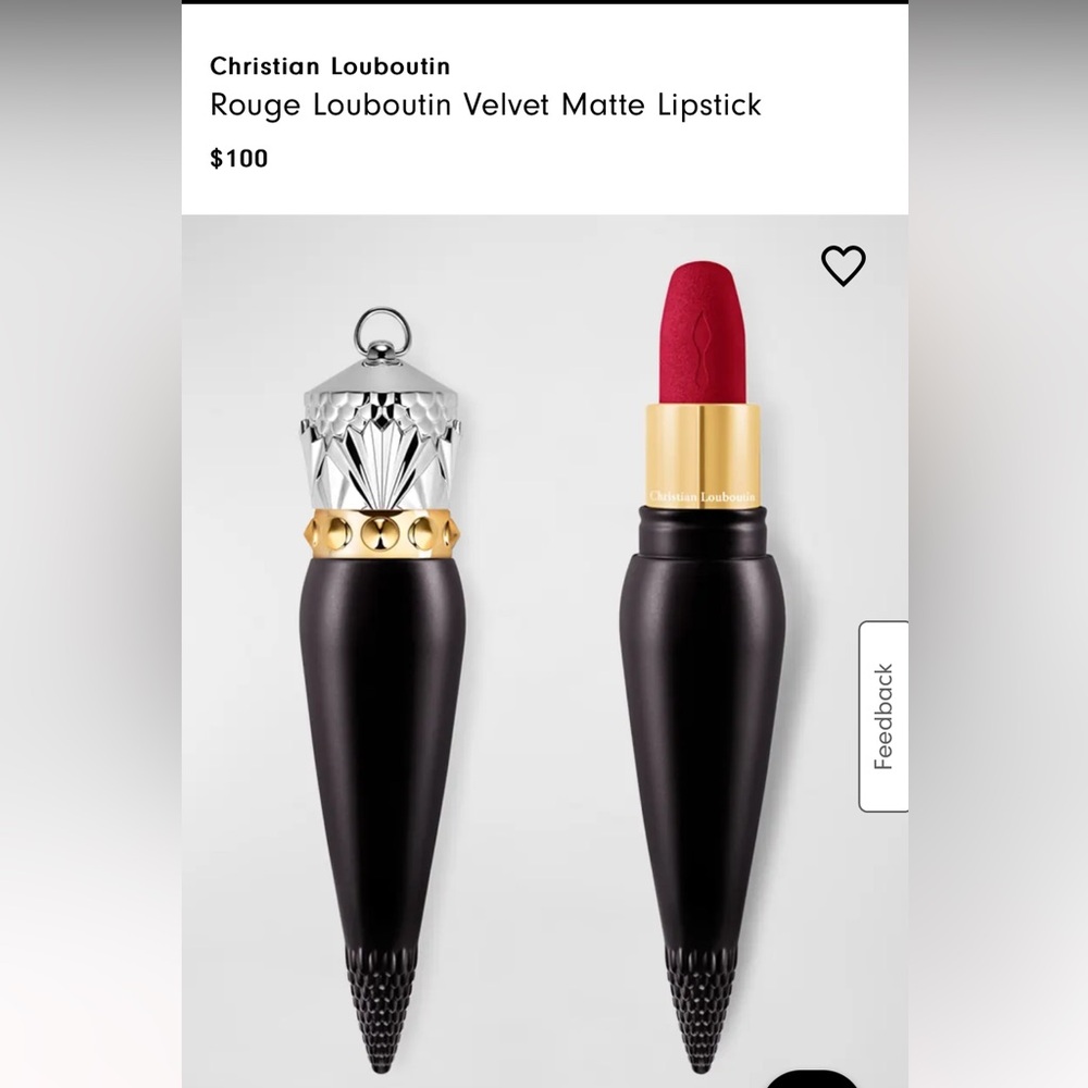 Christian Louboutin rouge lipstick